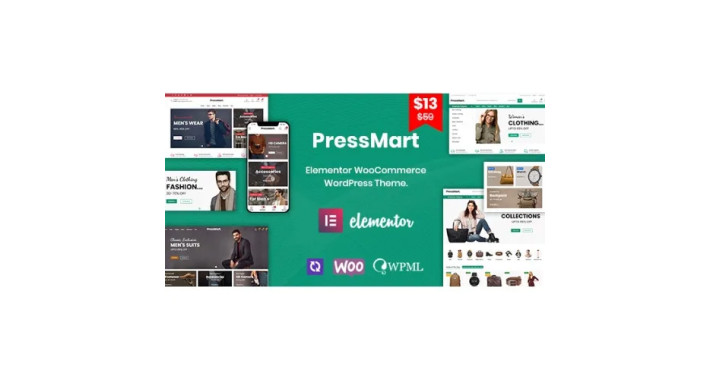 PressMart – Modern Elementor WooCommerce WordPress Theme